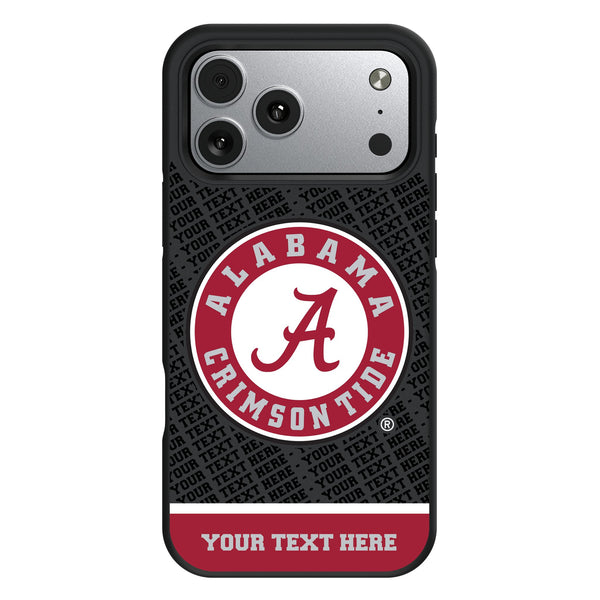 University of Alabama Crimson Tide Personalized EndZone Plus iPhone Bump Phone Case for Apple iPhone