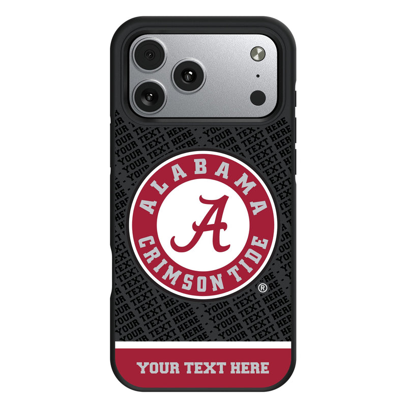 University of Alabama Crimson Tide Personalized EndZone Plus iPhone Bump Phone Case for Apple iPhone