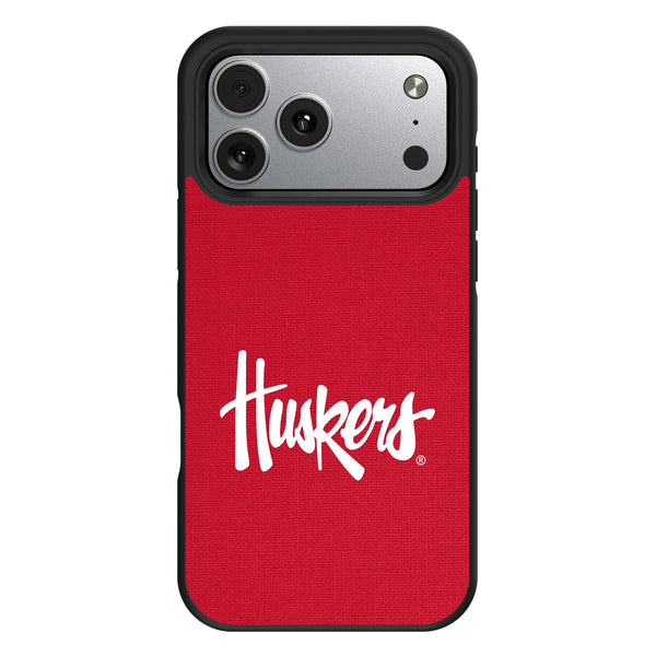 University of Nebraska Huskers Solid iPhone Bump Phone Case for Apple iPhone