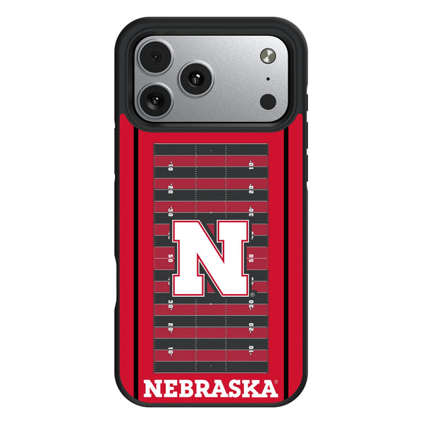 University of Nebraska Huskers Block N Field iPhone Bump Phone Case for Apple iPhone