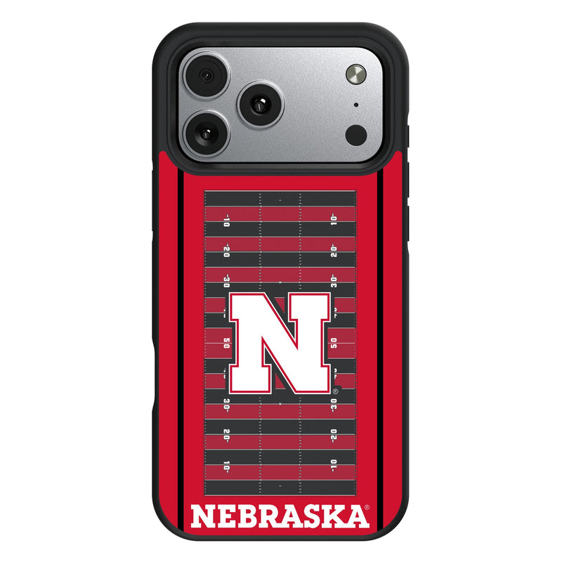 University of Nebraska Huskers Block N Field iPhone Bump Phone Case for Apple iPhone