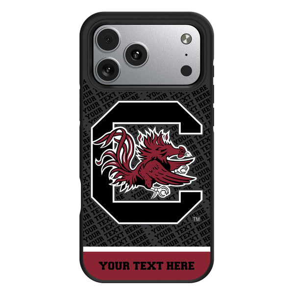 University of South Carolina Gamecocks Personalized EndZone Plus iPhone Bump Phone Case for Apple iPhone