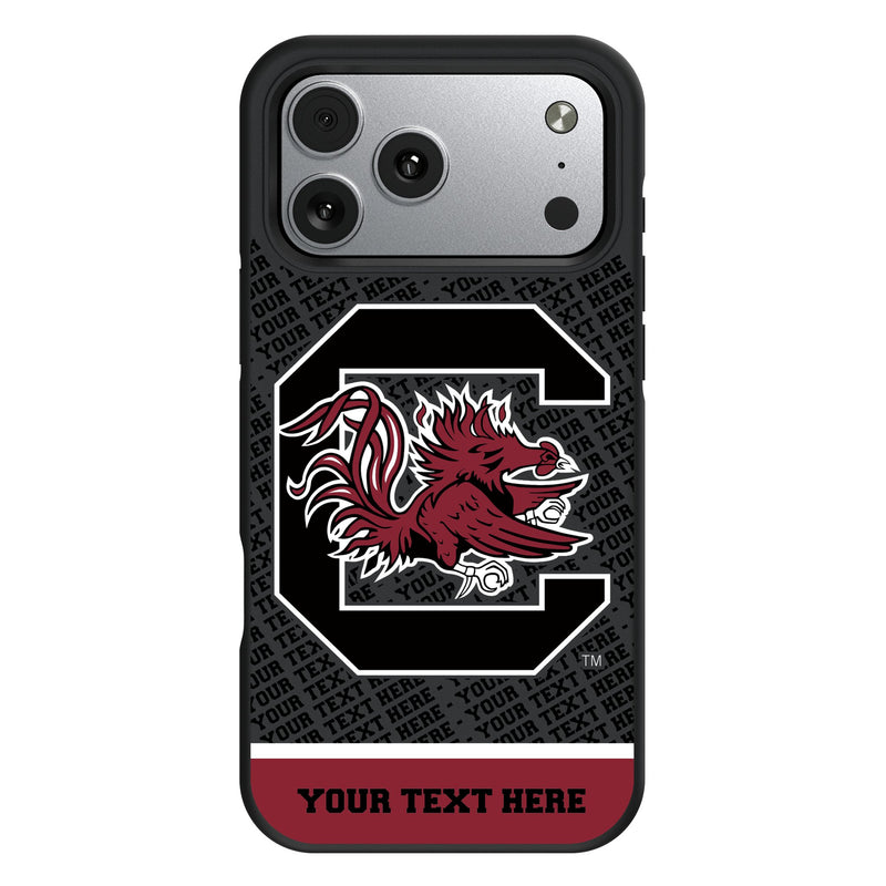 University of South Carolina Gamecocks Personalized EndZone Plus iPhone Bump Phone Case for Apple iPhone