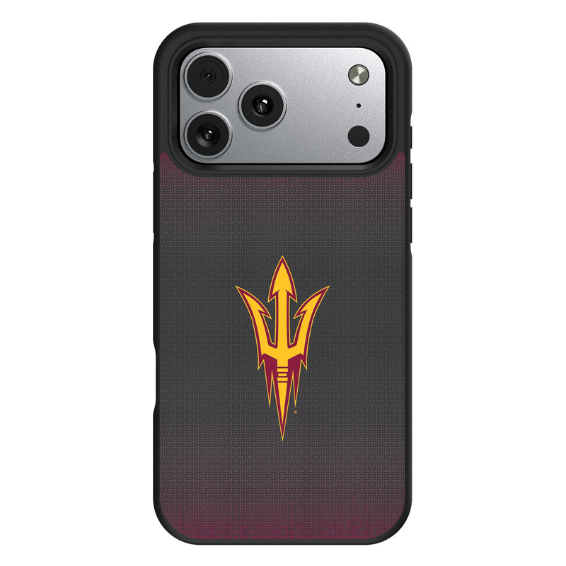 Arizona State University Sun Devils Linen iPhone Bump Phone Case for Apple iPhone