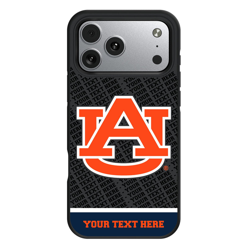 University of Auburn Tigers Personalized EndZone Plus iPhone Bump Phone Case for Apple iPhone