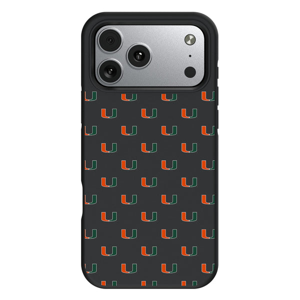 University of Miami Hurricanes Fashion Pattern iPhone Bump Phone Case for Apple iPhone