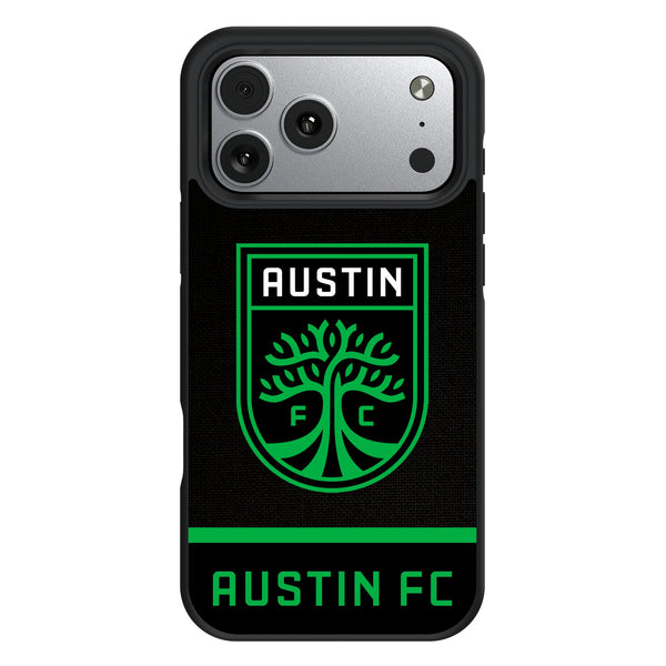 Austin FC Endzone Solid iPhone Bump Phone Case for Apple iPhone
