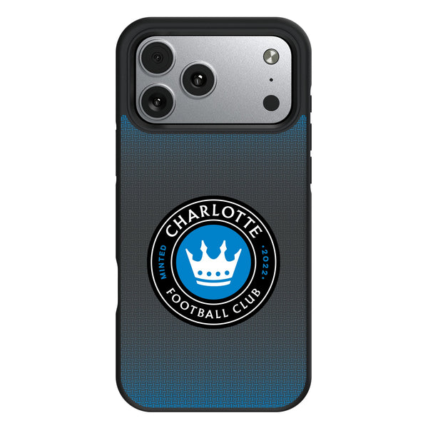 Charlotte FC Linen iPhone Bump Phone Case for Apple iPhone