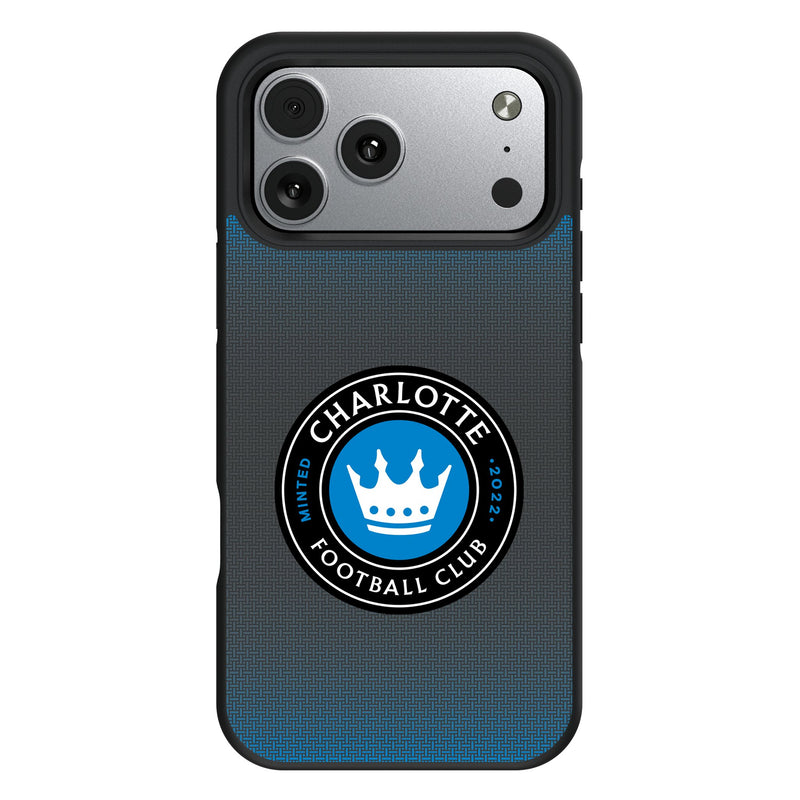 Charlotte FC Linen iPhone Bump Phone Case for Apple iPhone