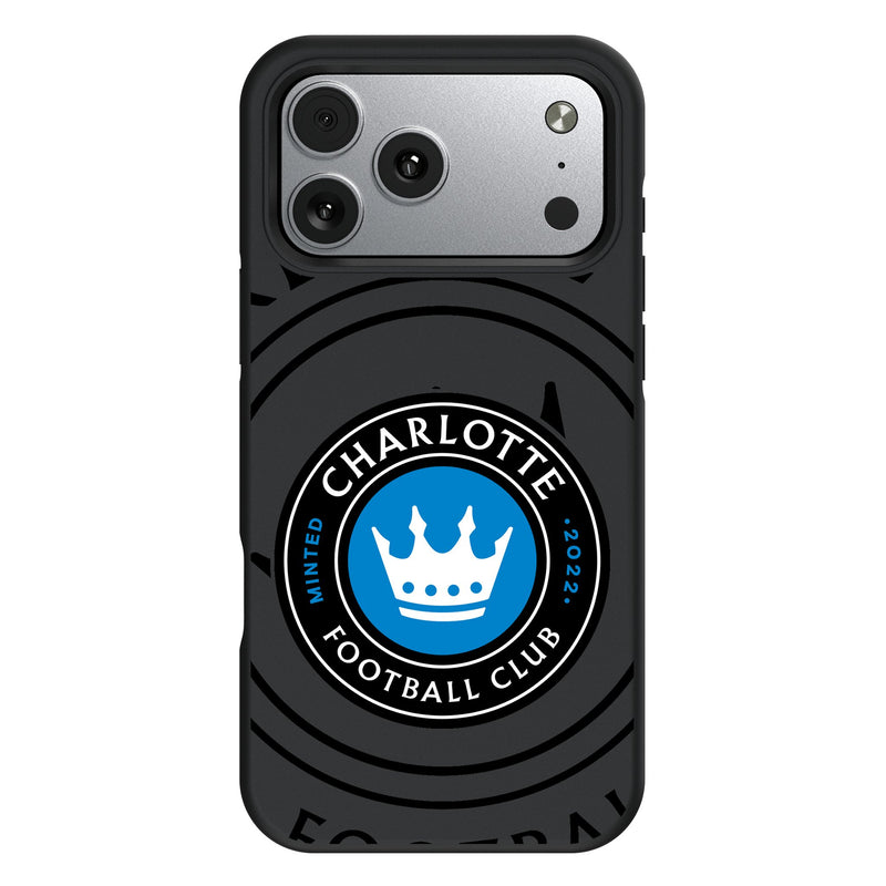 Charlotte FC Monocolor Tilt iPhone Bump Phone Case for Apple iPhone