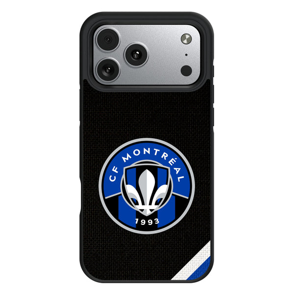 CF Montreal Diagonal Stripe iPhone Bump Phone Case for Apple iPhone