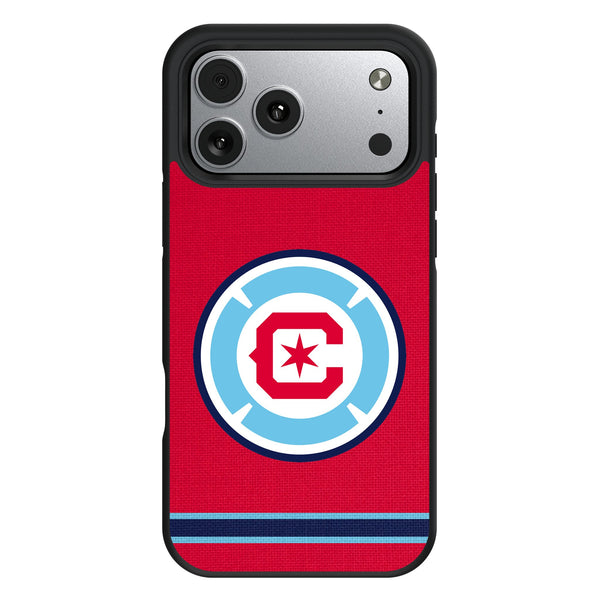 Chicago Fire Stripe iPhone Bump Phone Case for Apple iPhone