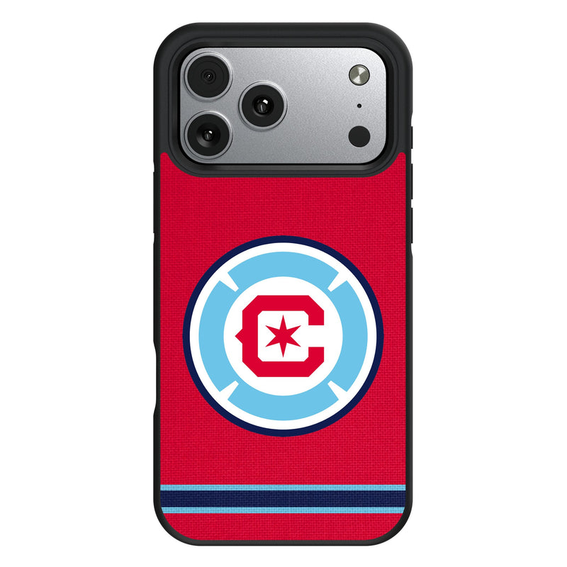 Chicago Fire Stripe iPhone Bump Phone Case for Apple iPhone