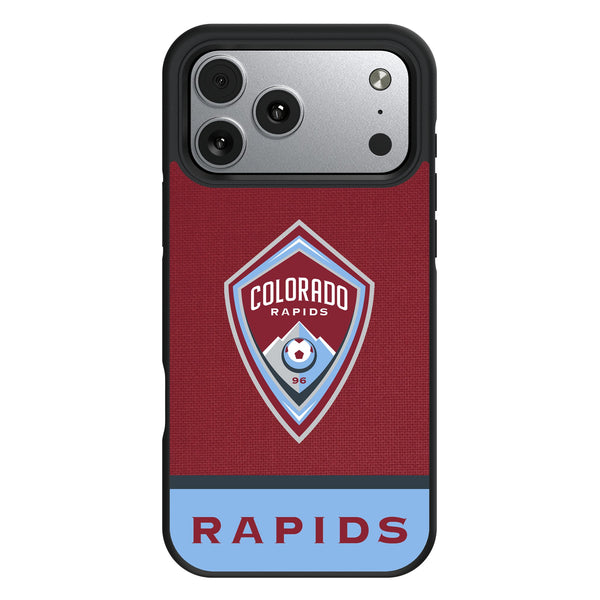 Colorado Rapids Endzone Solid iPhone Bump Phone Case for Apple iPhone