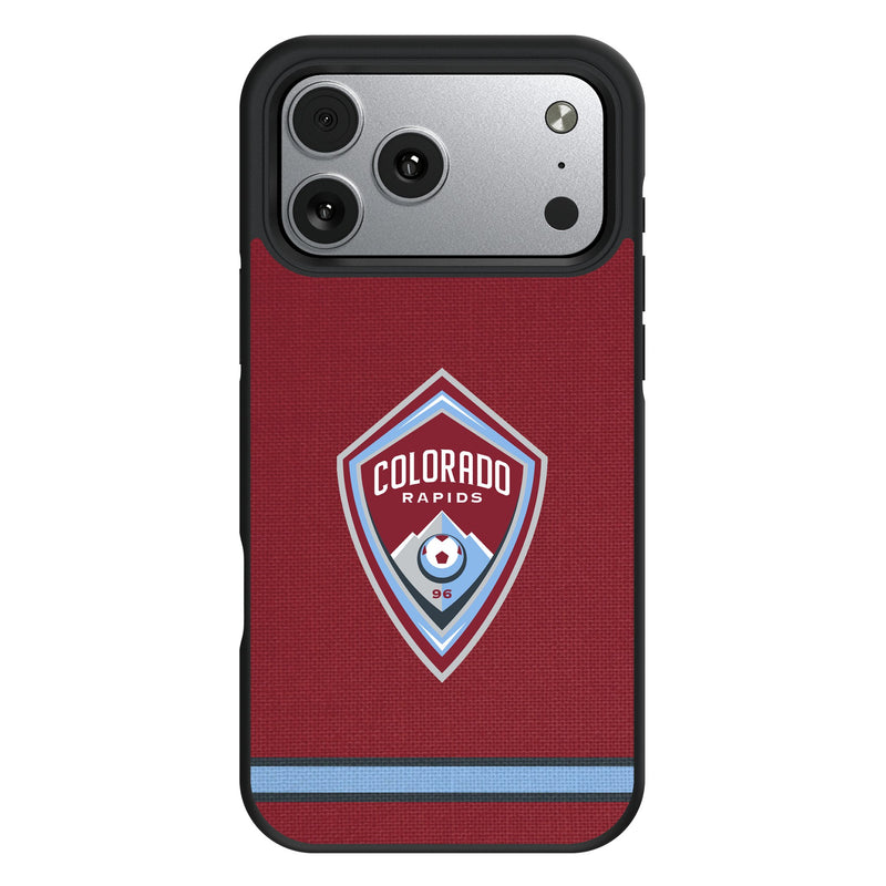 Colorado Rapids Stripe iPhone Bump Phone Case for Apple iPhone