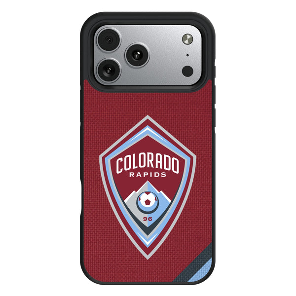 Colorado Rapids Diagonal Stripe iPhone Bump Phone Case for Apple iPhone