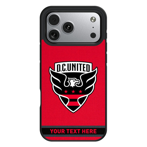 DC United Personalized Stripe iPhone Bump Phone Case for Apple iPhone