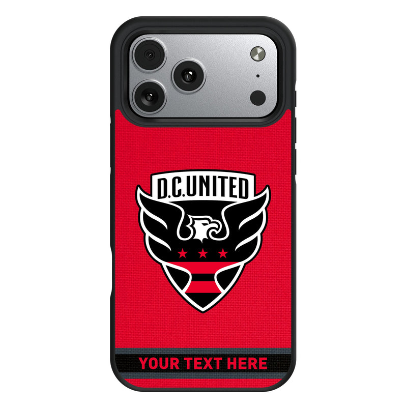 DC United Personalized Stripe iPhone Bump Phone Case for Apple iPhone