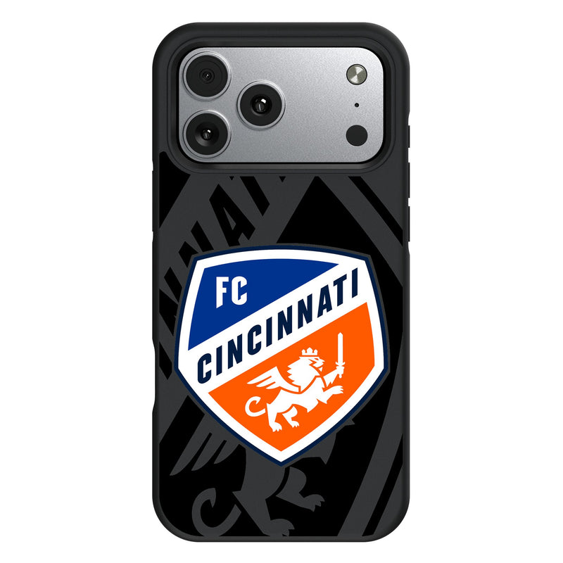 FC Cincinnati Monocolor Tilt iPhone Bump Phone Case for Apple iPhone