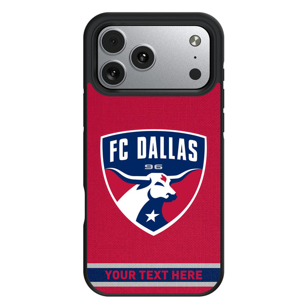 FC Dallas Personalized Stripe iPhone Bump Phone Case for Apple iPhone