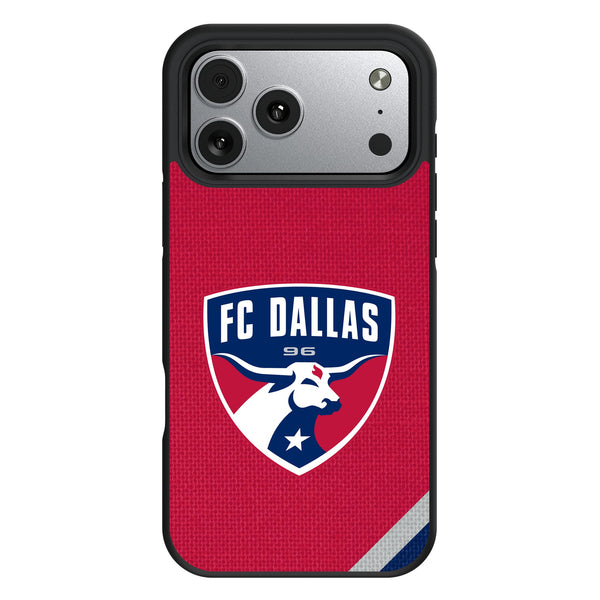 FC Dallas Diagonal Stripe iPhone Bump Phone Case for Apple iPhone
