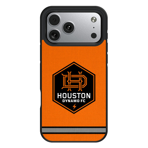 Houston Dynamo Stripe iPhone Bump Phone Case for Apple iPhone
