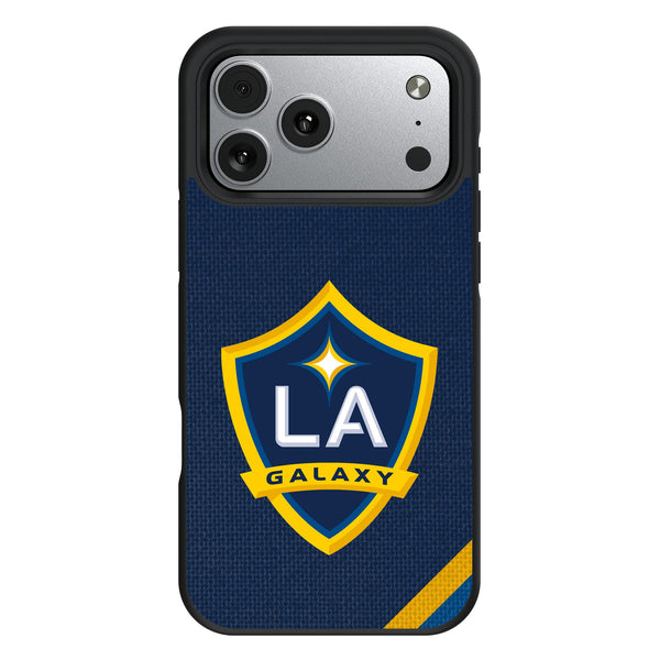 LA Galaxy Diagonal Stripe iPhone Bump Phone Case for Apple iPhone