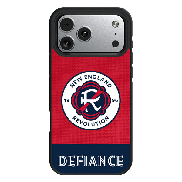 New England Revolution Endzone Solid iPhone Bump Phone Case for Apple iPhone