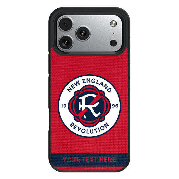 New England Revolution Personalized Stripe iPhone Bump Phone Case for Apple iPhone