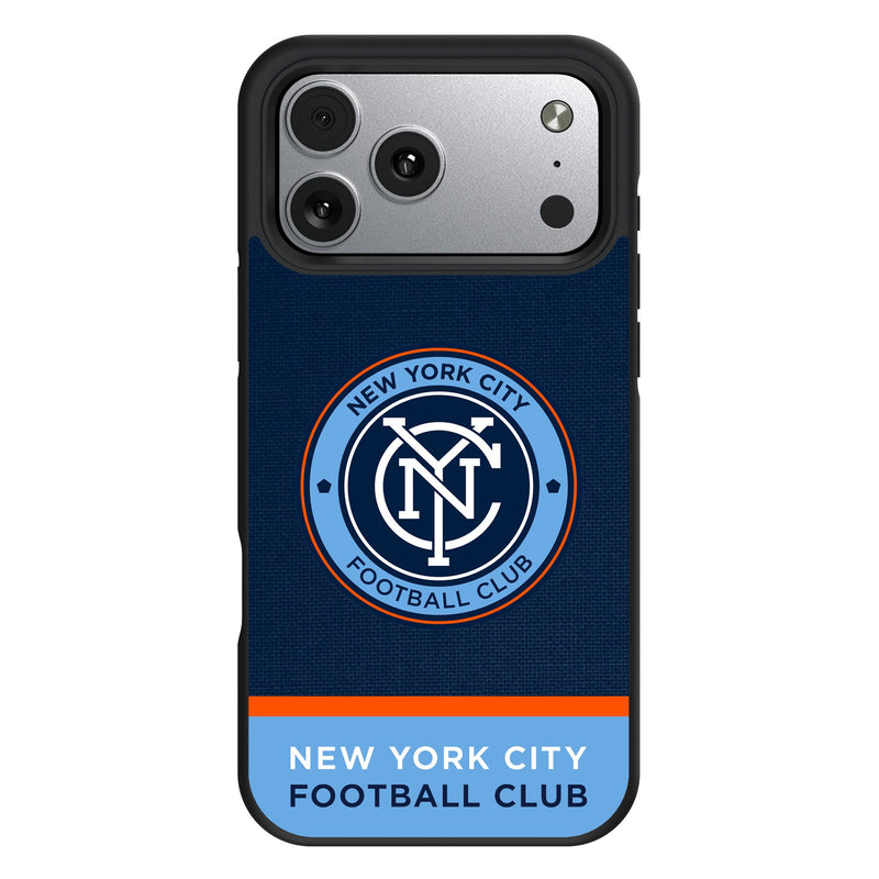 New York City FC Endzone Solid iPhone Bump Phone Case for Apple iPhone