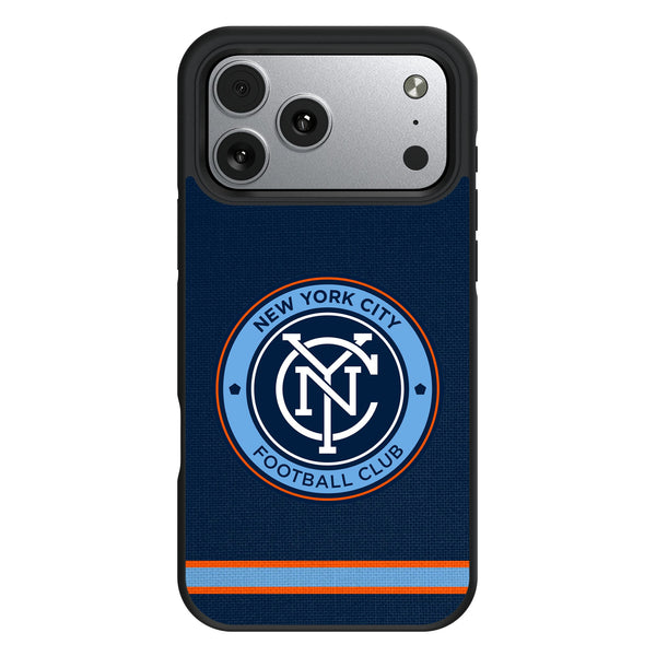 New York City FC Stripe iPhone Bump Phone Case for Apple iPhone