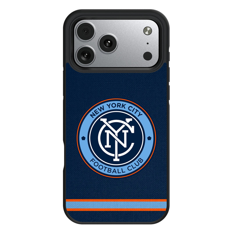 New York City FC Stripe iPhone Bump Phone Case for Apple iPhone