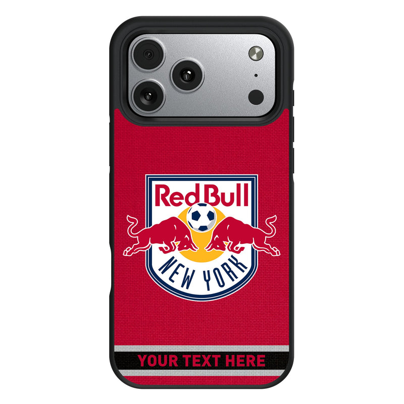 New York Red Bulls Personalized Stripe iPhone Bump Phone Case for Apple iPhone
