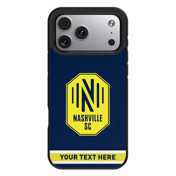 Nashville SC Personalized Stripe iPhone Bump Phone Case for Apple iPhone