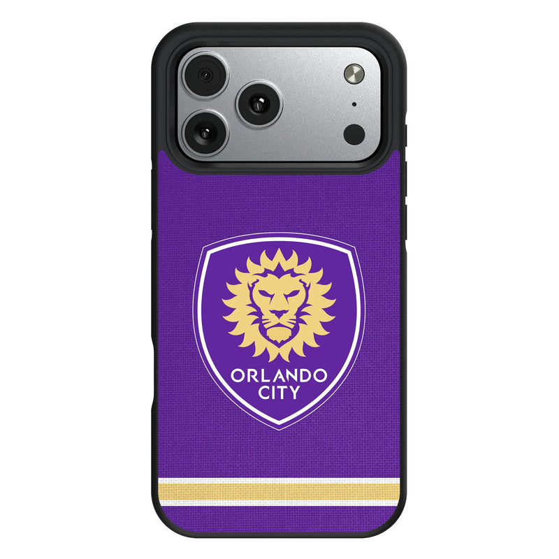 Orlando City Soccer Club Stripe iPhone Bump Phone Case for Apple iPhone