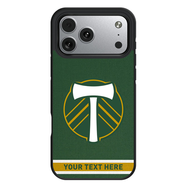 Portland Timbers Personalized Stripe iPhone Bump Phone Case for Apple iPhone