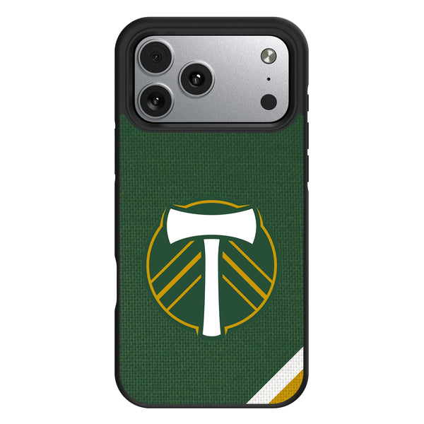 Portland Timbers Diagonal Stripe iPhone Bump Phone Case for Apple iPhone