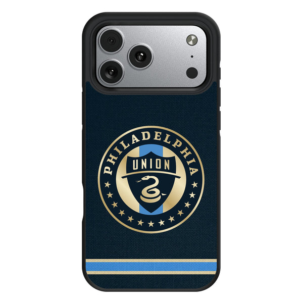 Philadelphia Union Stripe iPhone Bump Phone Case for Apple iPhone