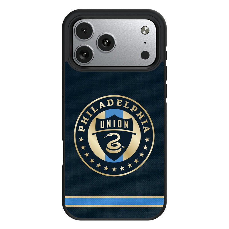 Philadelphia Union Stripe iPhone Bump Phone Case for Apple iPhone