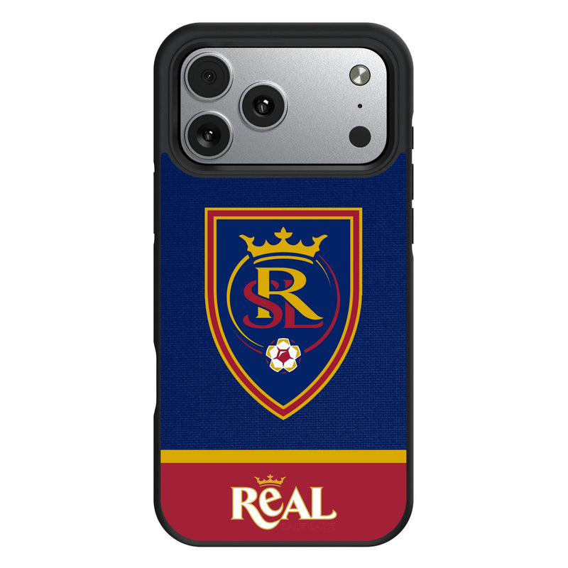 Real Salt Lake Endzone Solid iPhone Bump Phone Case for Apple iPhone