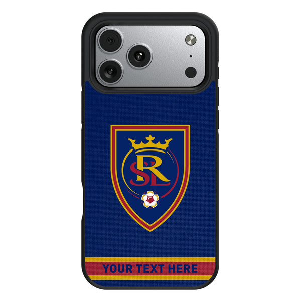 Real Salt Lake Personalized Stripe iPhone Bump Phone Case for Apple iPhone