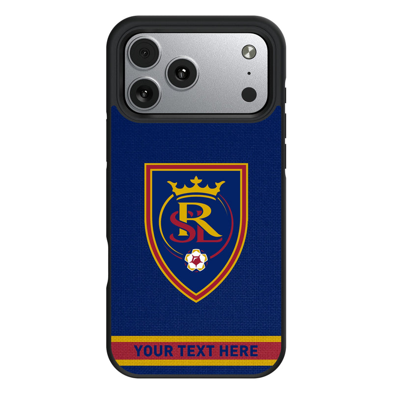 Real Salt Lake Personalized Stripe iPhone Bump Phone Case for Apple iPhone