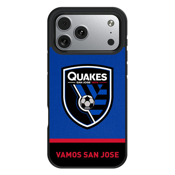 San Jose Earthquakes Endzone Solid iPhone Bump Phone Case for Apple iPhone