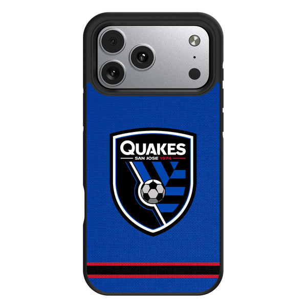 San Jose Earthquakes Stripe iPhone Bump Phone Case for Apple iPhone