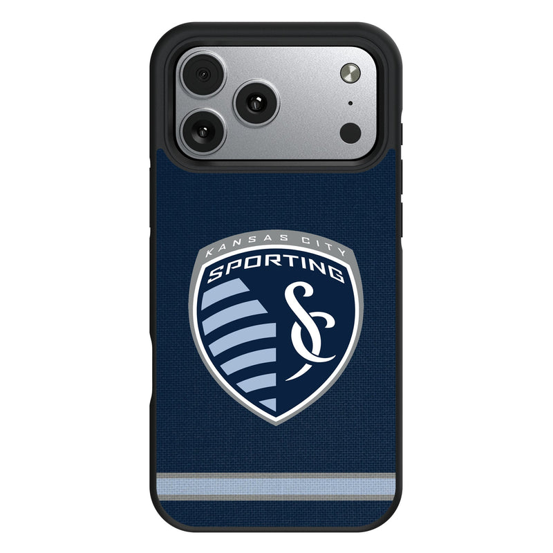 Sporting Kansas City Stripe iPhone Bump Phone Case for Apple iPhone
