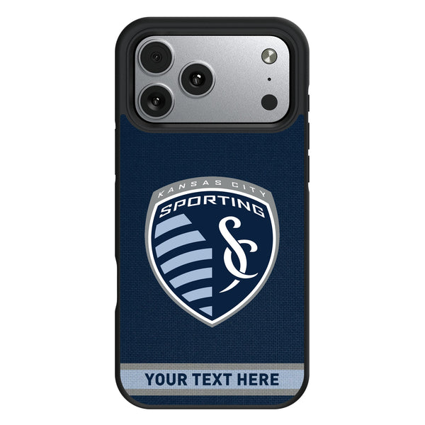Sporting Kansas City Personalized Stripe iPhone Bump Phone Case for Apple iPhone