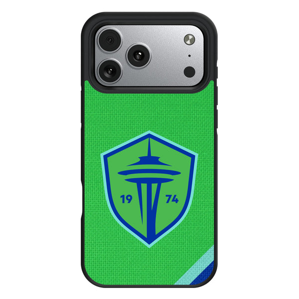 Seattle Sounders FC Diagonal Stripe iPhone Bump Phone Case for Apple iPhone