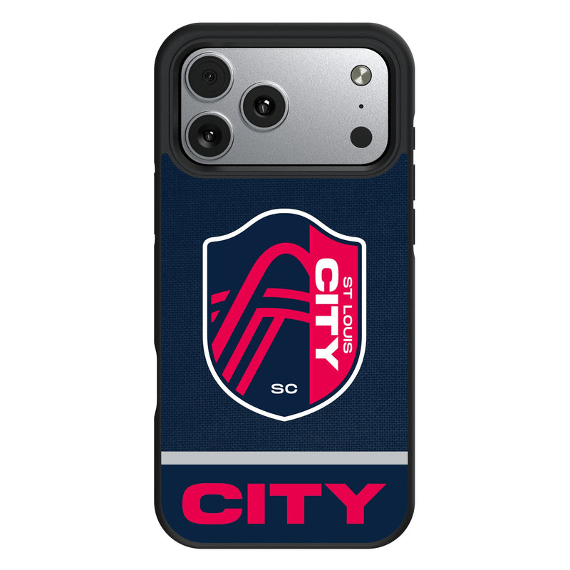 St. Louis CITY SC Endzone Solid iPhone Bump Phone Case for Apple iPhone