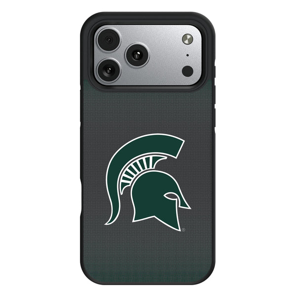 Michigan State University Spartans Linen iPhone Bump Phone Case for Apple iPhone