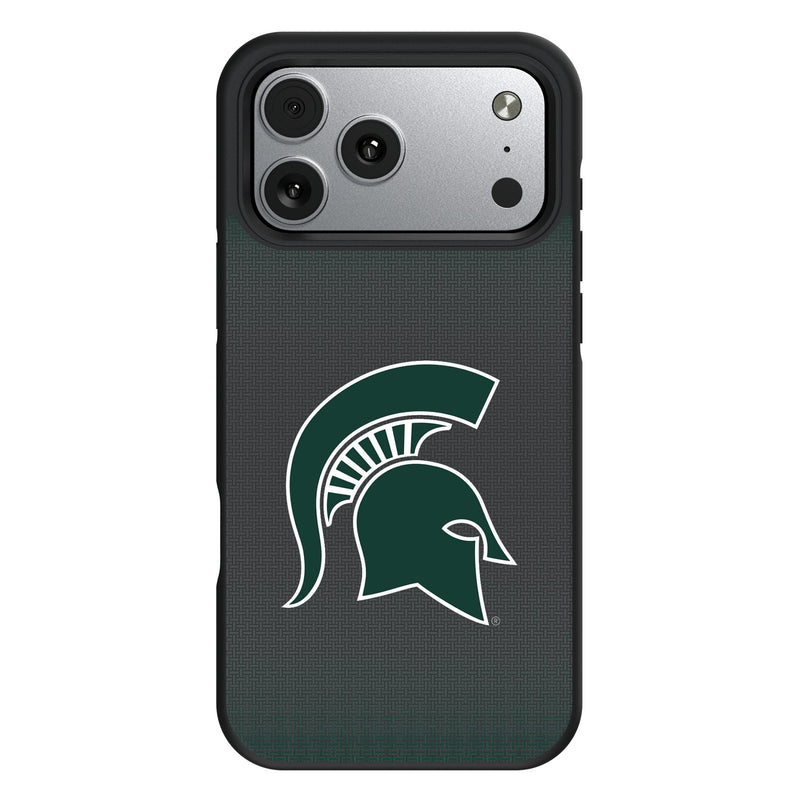 Michigan State University Spartans Linen iPhone Bump Phone Case for Apple iPhone